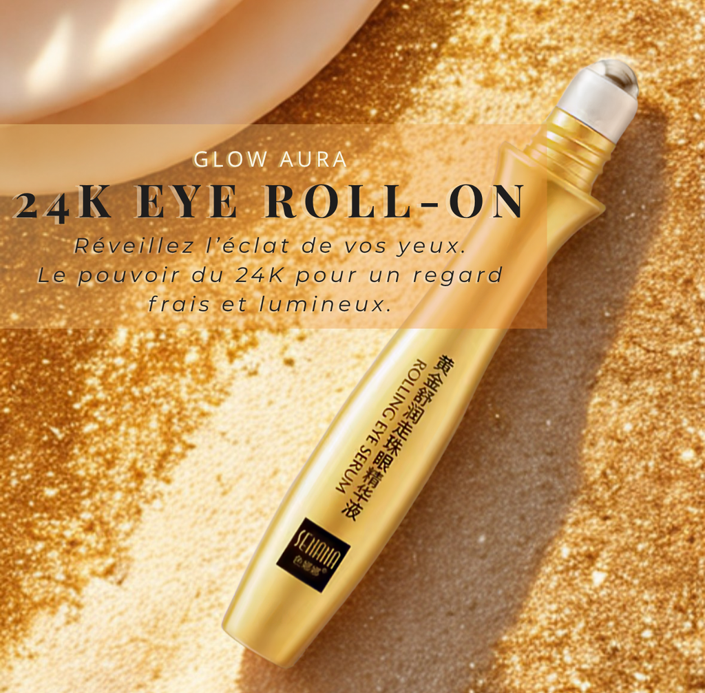 Roll-On Yeux Anti-Cernes & Anti-Rides 24K Pure Gold